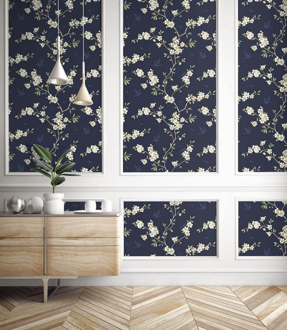 Tapeta kwitnące pnącza Wallquest CH30202 Chinoiserie