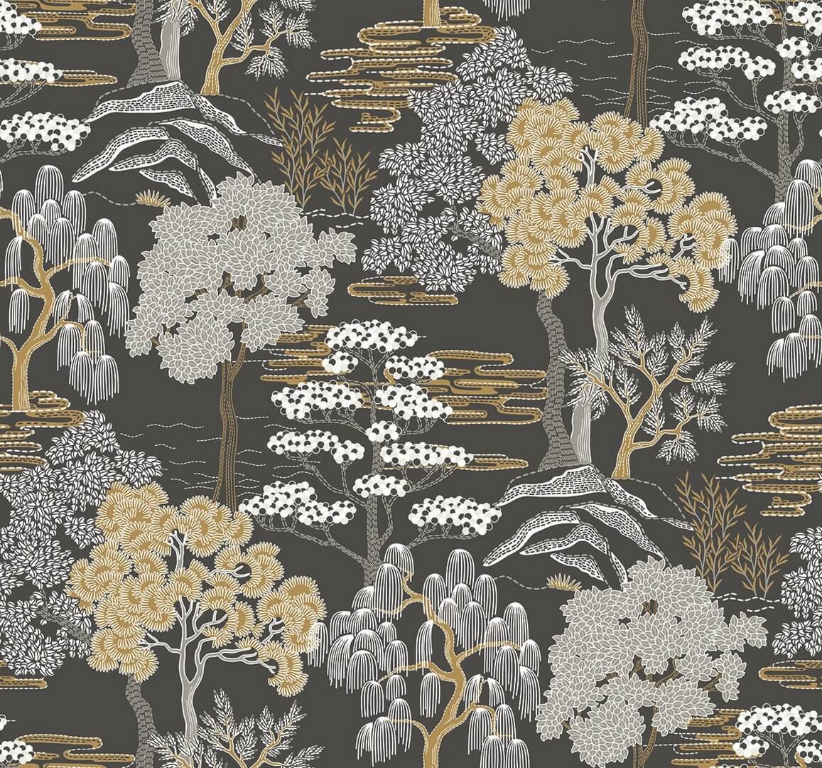 Tapeta drzewa Wallquest CH31006 Chinoiserie