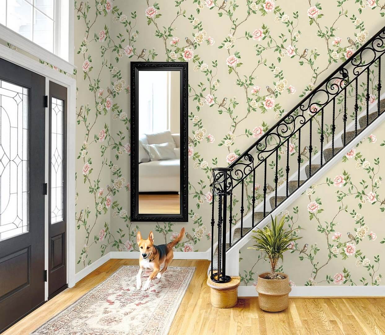 Tapeta botaniczna Wallquest CH31607 Chinoiserie