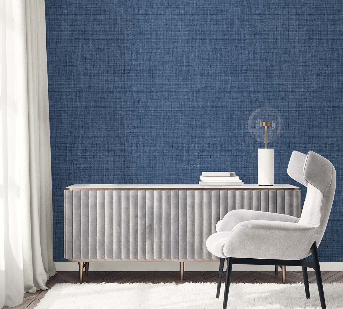 Tapeta imitująca płótno Wallquest RA40136 Raffia