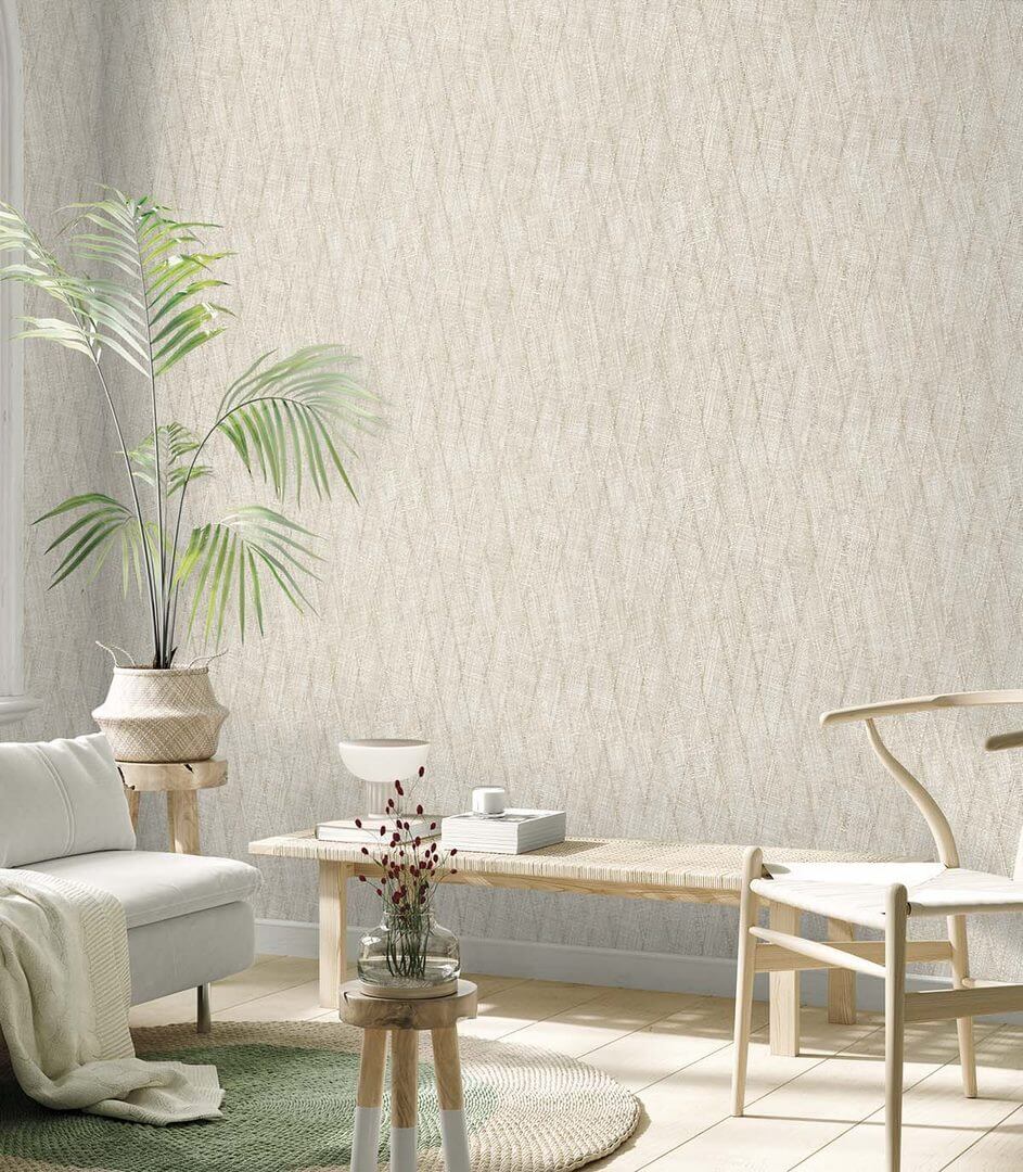 Tapeta imitująca naturalną plecionkę Wallquest RA41204 Raffia