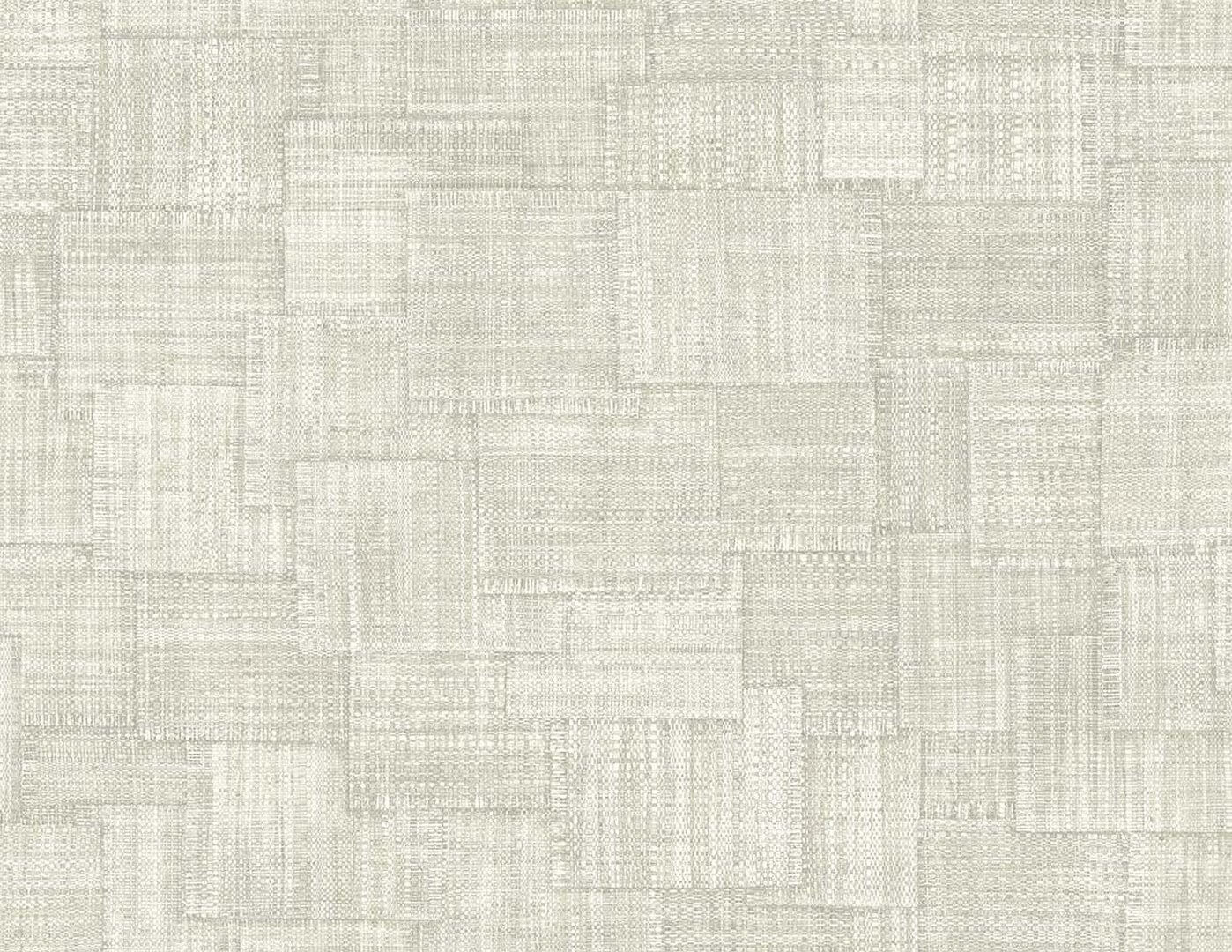 Tapeta imitująca płótno - patchwork Wallquest RA41710 Raffia