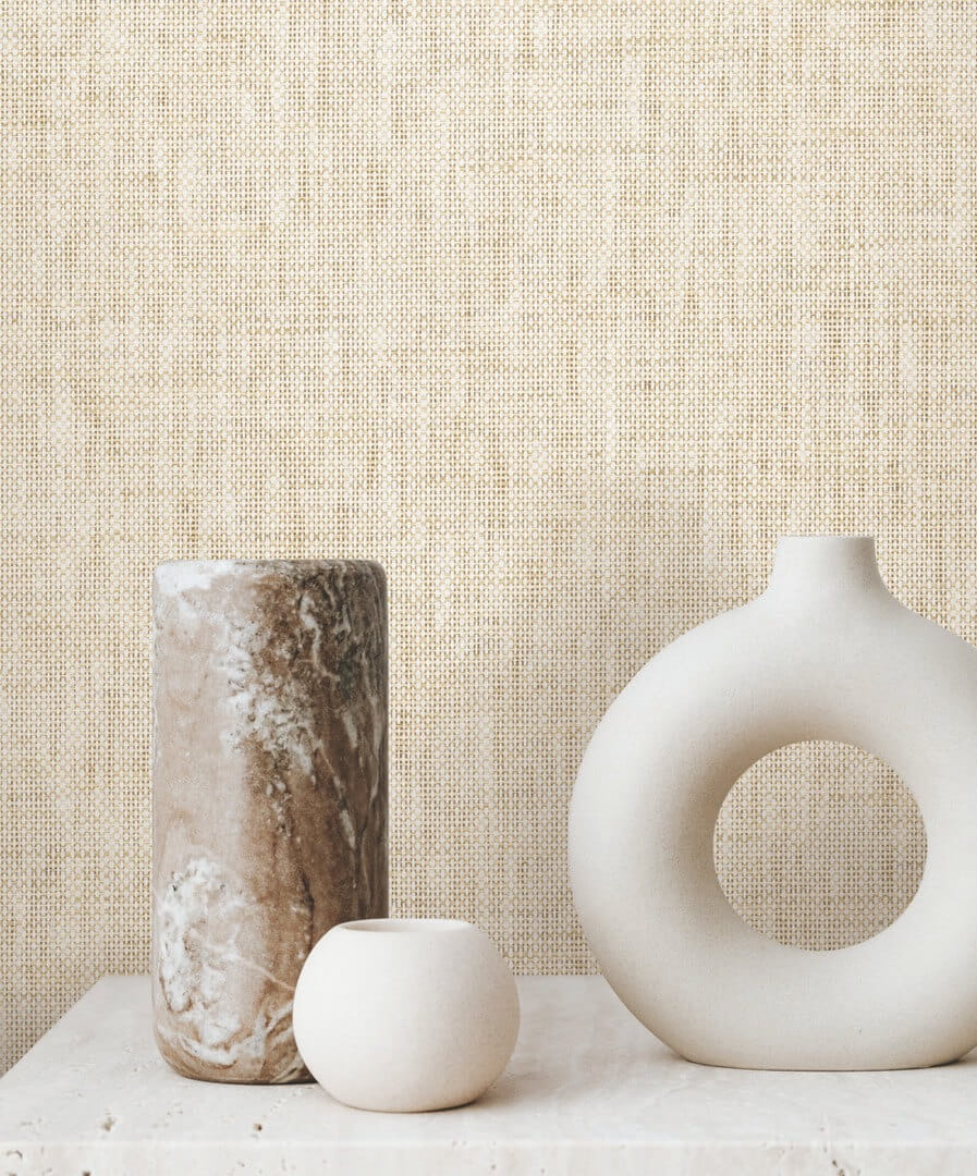 Tapeta naturalna plecionka York Wallcoverings GV0181M Kami Paperweave Lemieux Et Cie