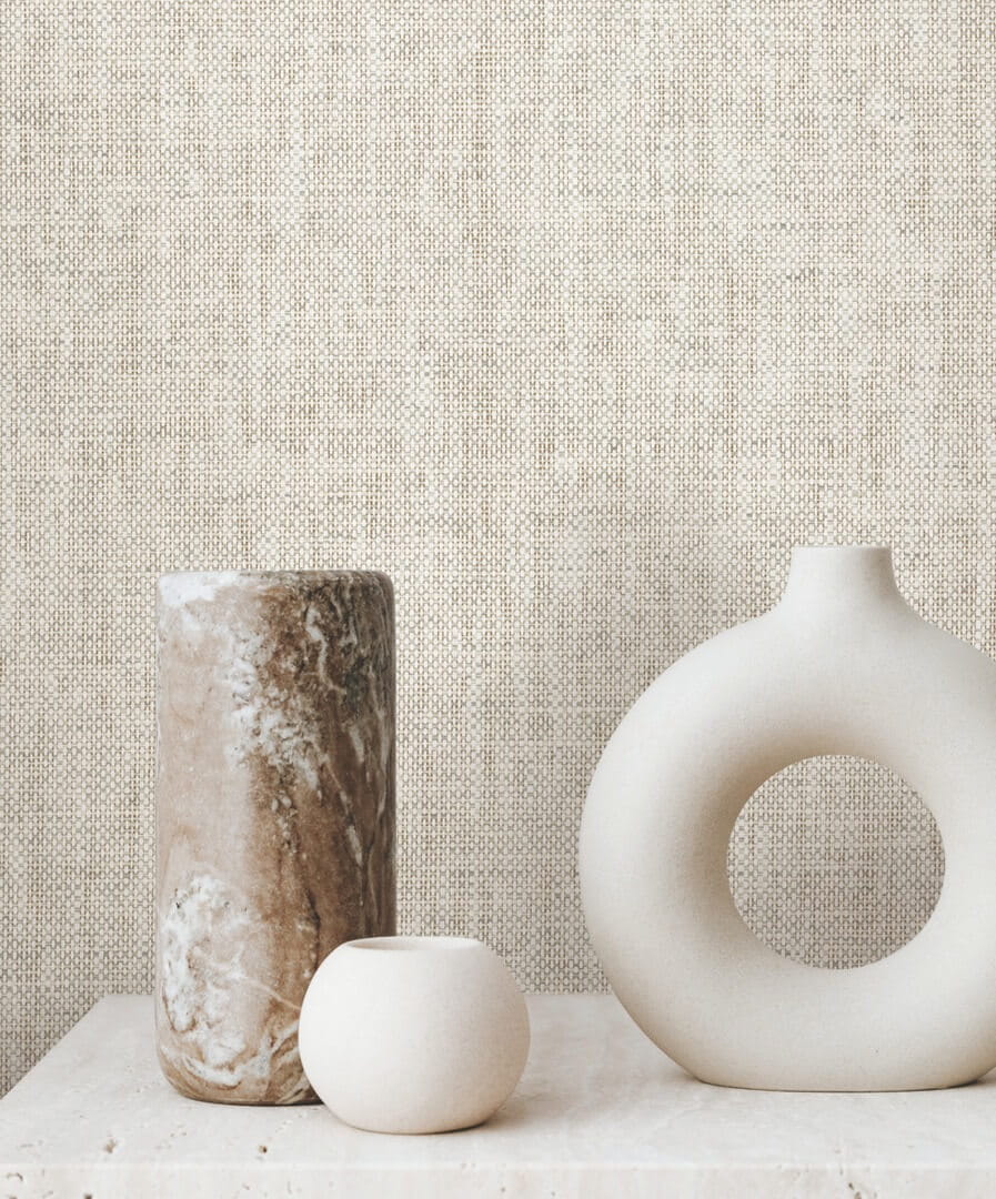 Tapeta naturalna plecionka York Wallcoverings GV0182M Kami Paperweave Lemieux Et Cie