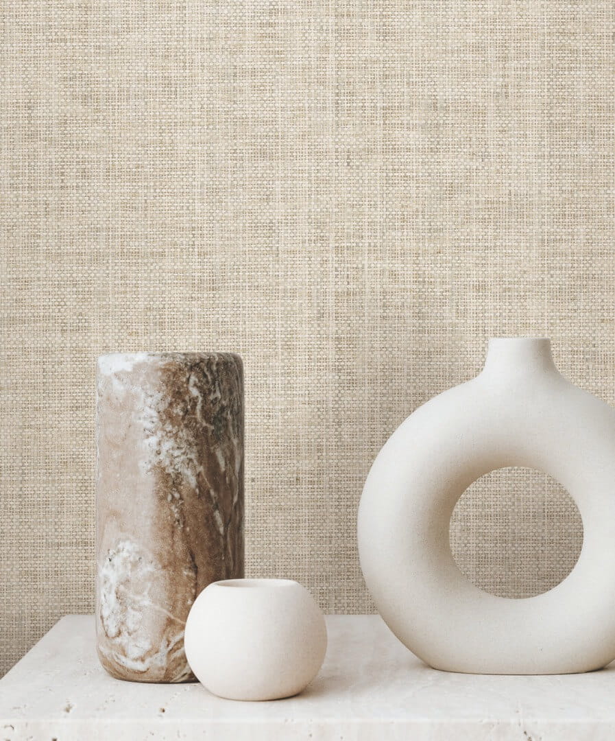 Tapeta naturalna plecionka York Wallcoverings GV0184M Kami Paperweave Lemieux Et Cie