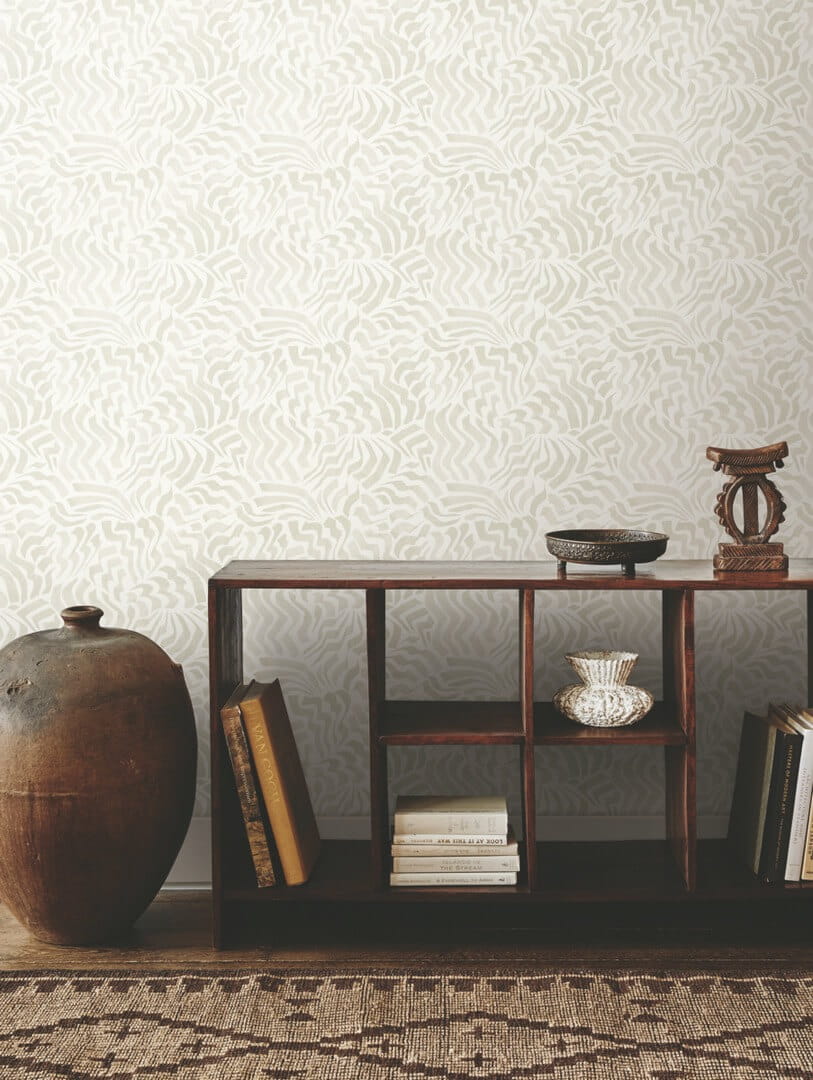 Tapeta z falującym wzorem York Wallcoverings LM5321 Zora Wave Lemieux Et Cie