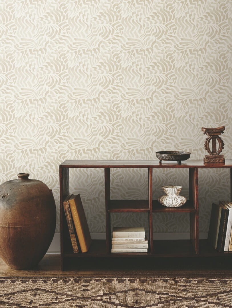 Tapeta z falującym wzorem York Wallcoverings LM5322 Zora Wave Lemieux Et Cie