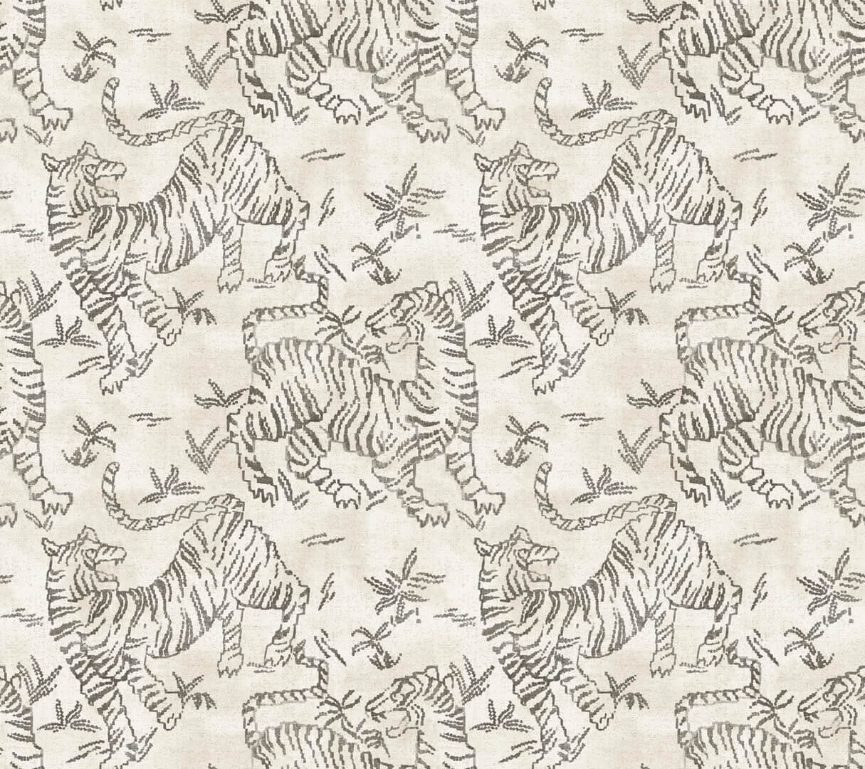 Tapeta tygrysy York Wallcoverings LM5331 Orly Tigers Lemieux Et Cie