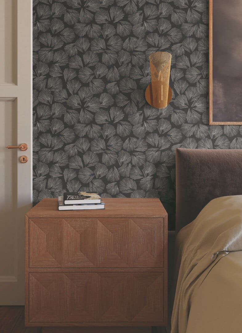 Tapeta liście York Wallcoverings LM5351 Elora Leaf Lemieux Et Cie