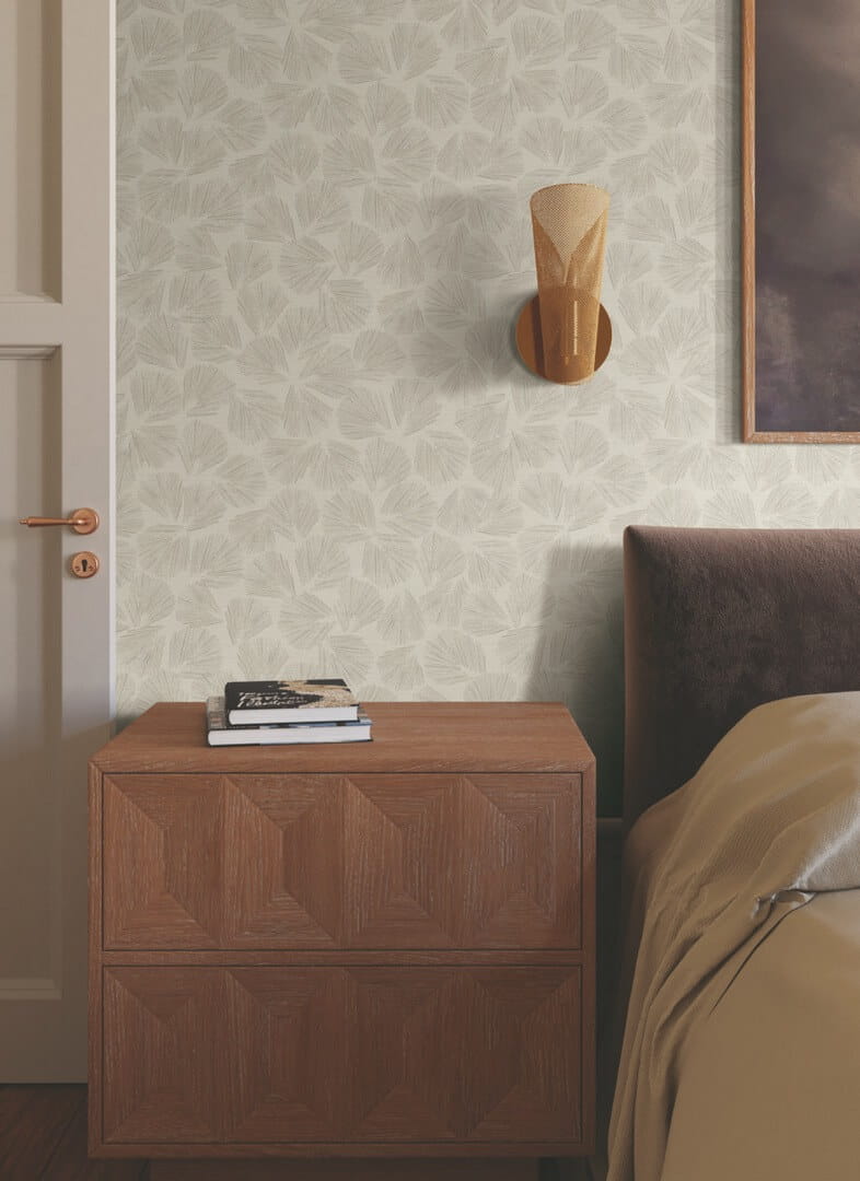 Tapeta liście York Wallcoverings LM5354 Elora Leaf Lemieux Et Cie