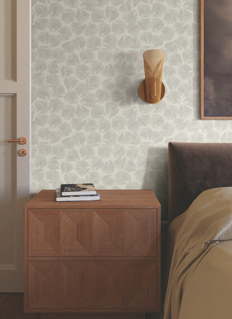 Tapeta liście York Wallcoverings LM5355 Elora Leaf Lemieux Et Cie