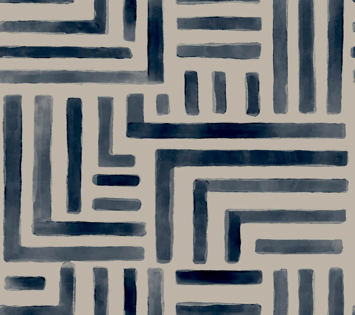 Tapeta labirynt York Wallcoverings LM5361 Painterly Labyrinth Lemieux Et Cie