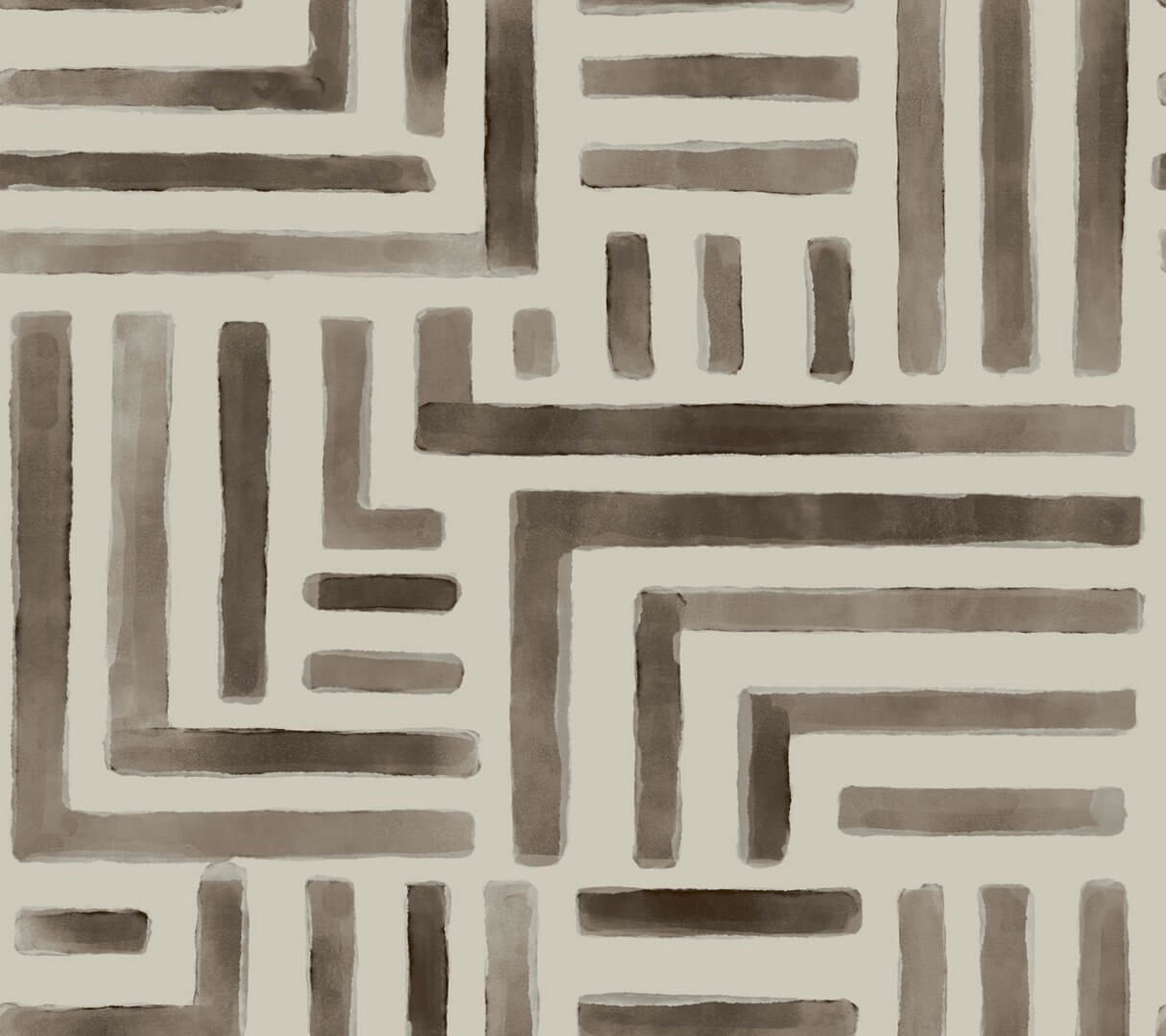 Tapeta labirynt York Wallcoverings LM5363 Painterly Labyrinth Lemieux Et Cie