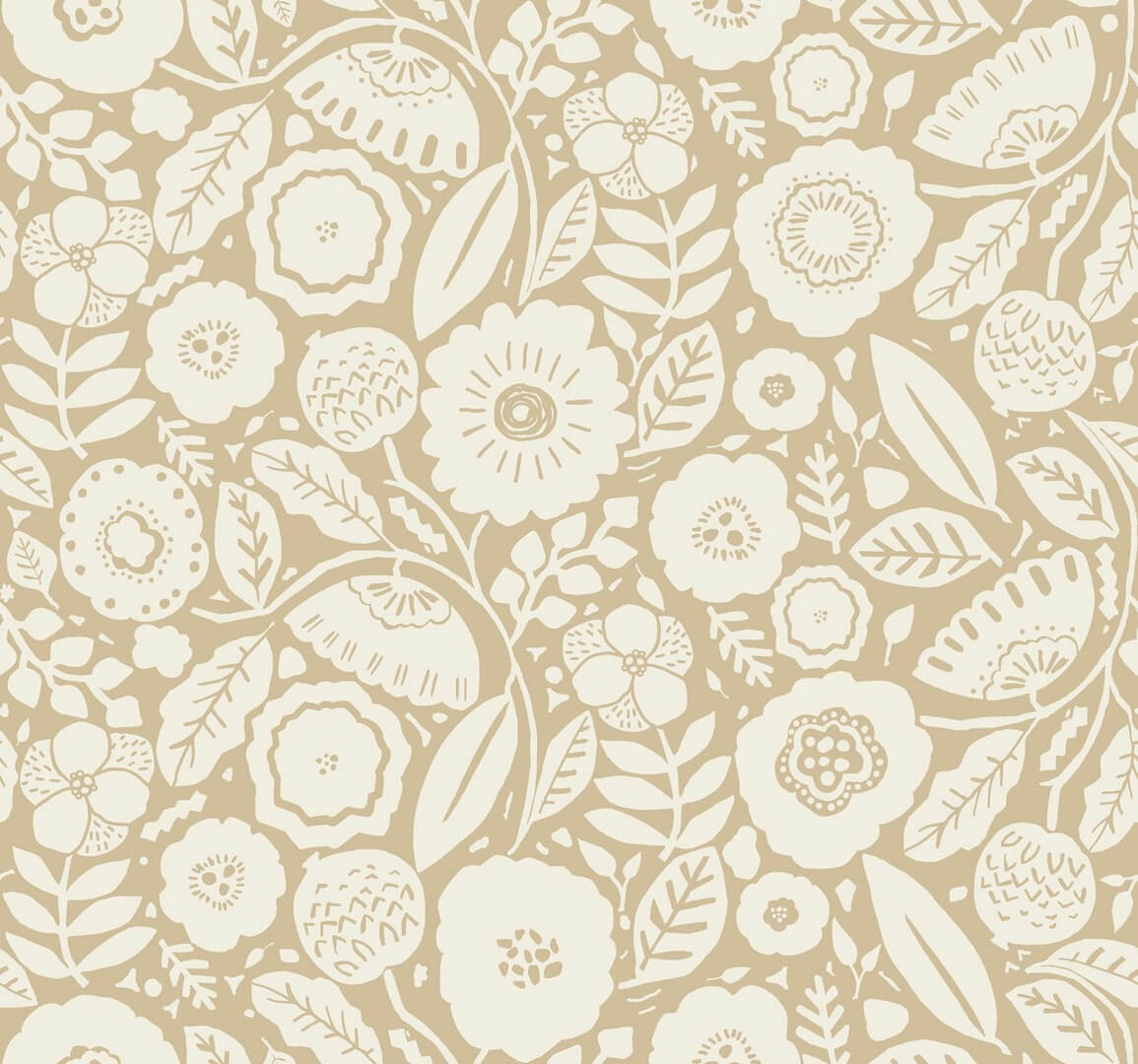 Tapeta kwiaty York Wallcoverings LM5392 Camille Blossom Lemieux Et Cie