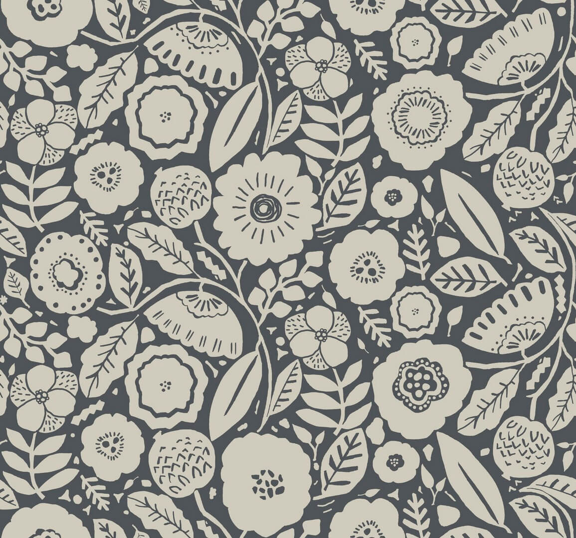 Tapeta kwiaty York Wallcoverings LM5395 Camille Blossom Lemieux Et Cie