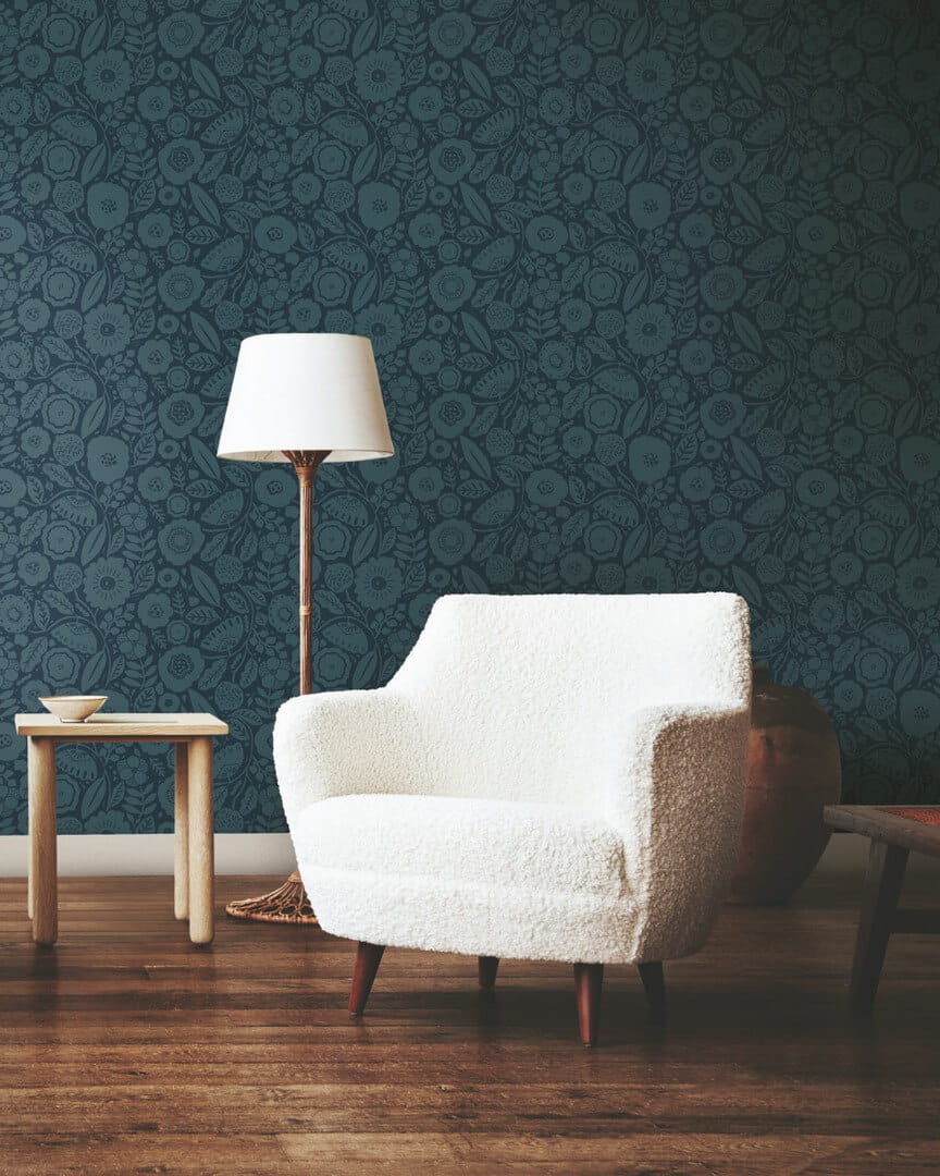 Tapeta kwiaty York Wallcoverings LM5396 Camille Blossom Lemieux Et Cie