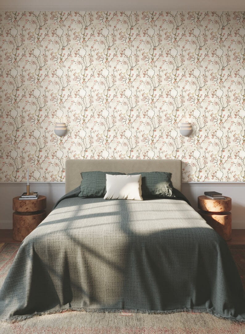 Tapeta kwitnące gałęzie York Wallcoverings LM5413 Avril Chinoiserie Lemieux Et Cie