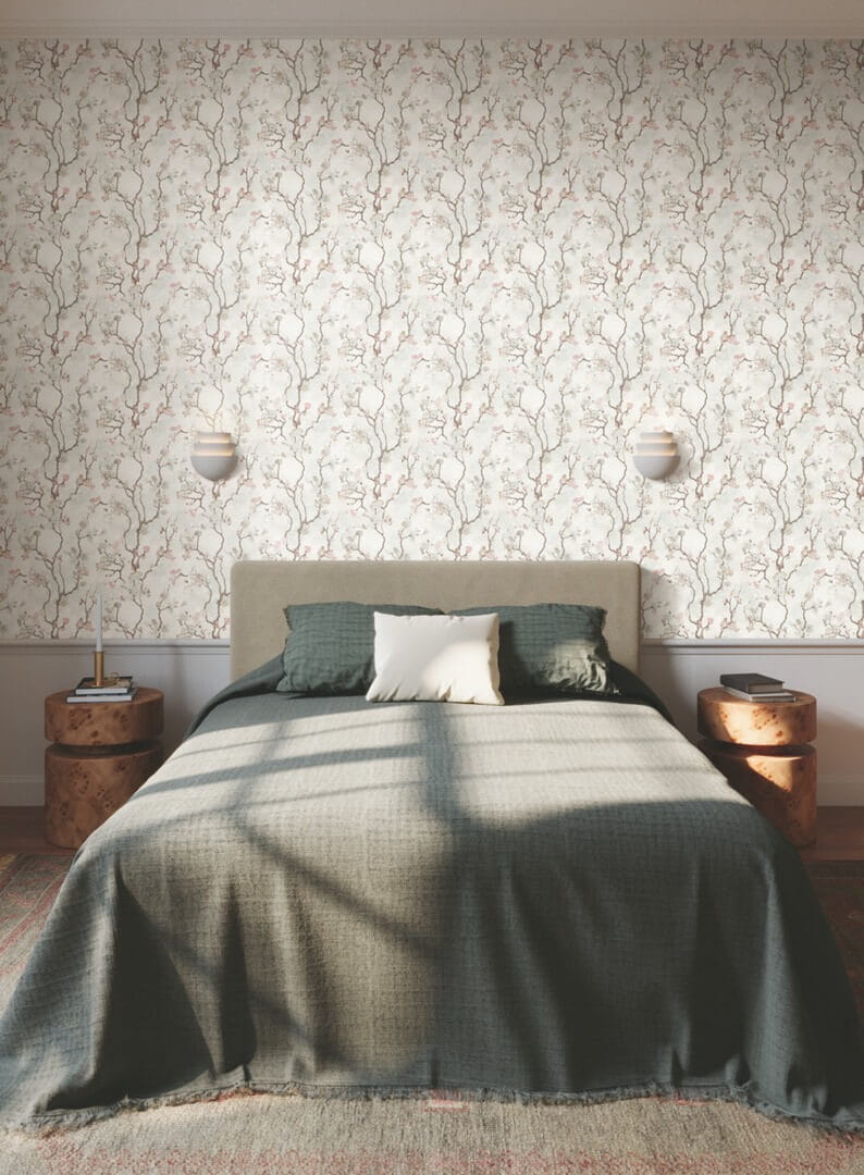 Tapeta kwitnące gałęzie York Wallcoverings LM5414 Avril Chinoiserie Lemieux Et Cie