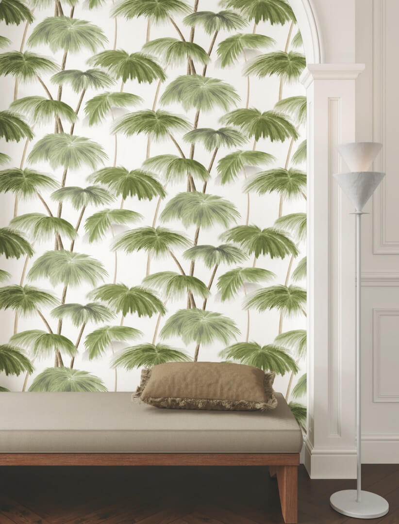 Tapeta palmy York Wallcoverings LM5431 Plein Air Palms Lemieux Et Cie