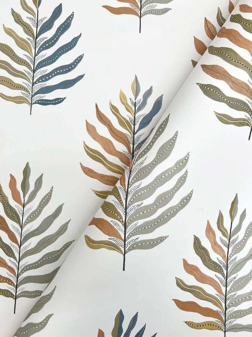 Tapeta liście York Wallcoverings MT5601 Miramar Montecito