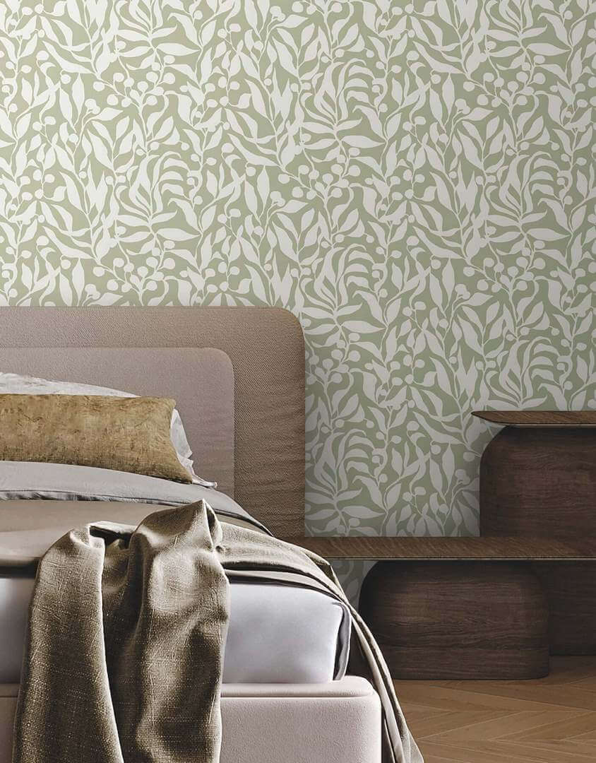 Tapeta roślinna York Wallcoverings MT5614 Olive Mill Montecito