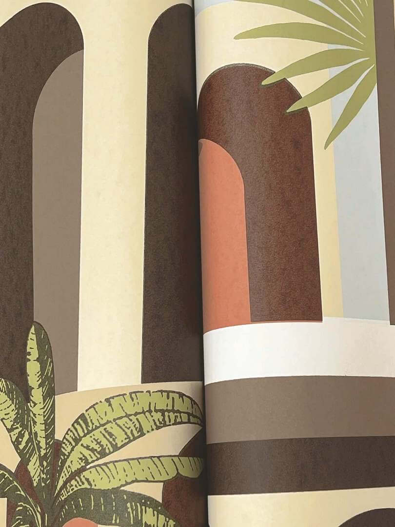 Tapeta inspirowana architekturą York Wallcoverings MT5617 Monte Vista Montecito