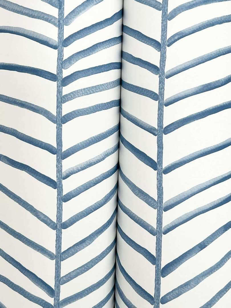 Tapeta York Wallcoverings MT5672 Cascade Palm Chevron Montecito