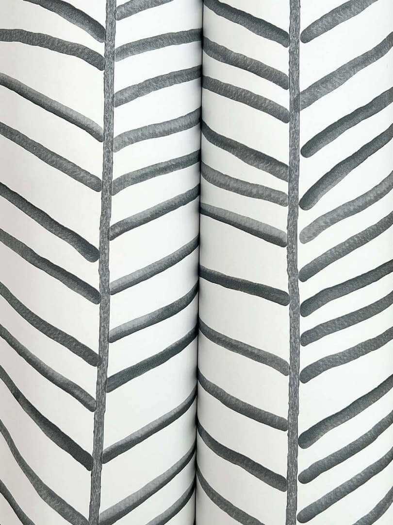 Tapeta York Wallcoverings MT5673 Cascade Palm Chevron Montecito