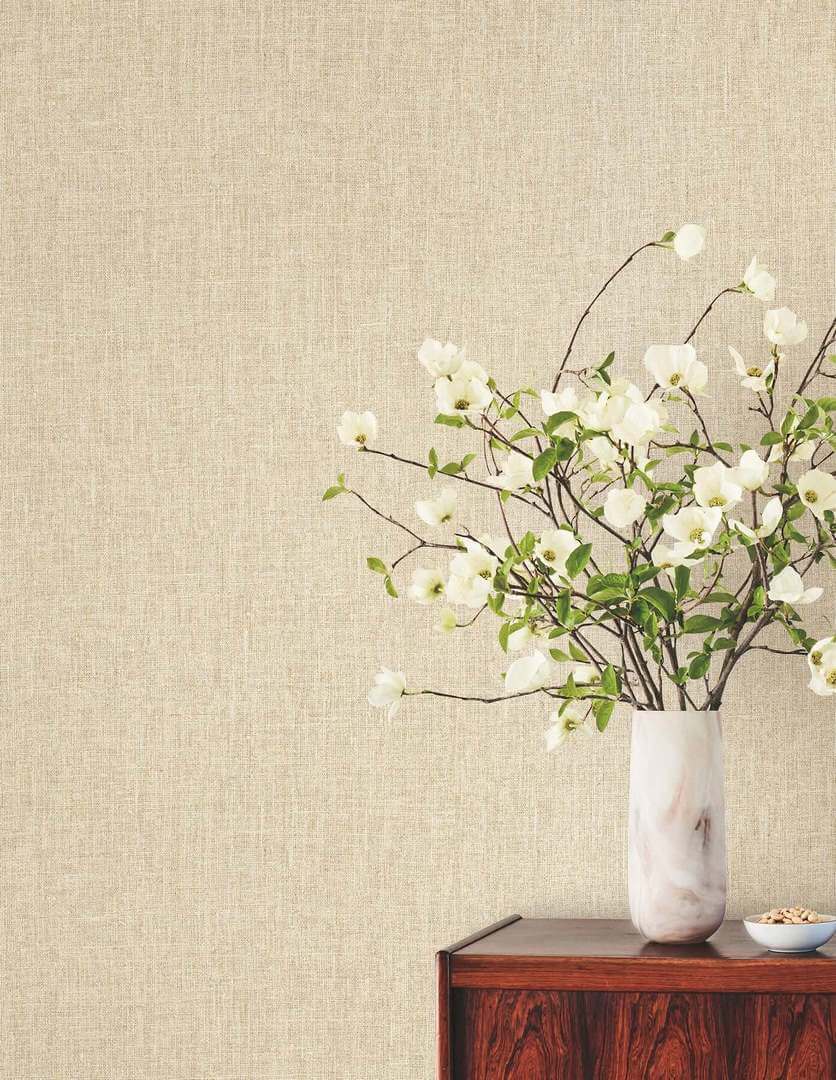 Tapeta imitująca płótno York Wallcoverings SI6907 Cromie Montecito