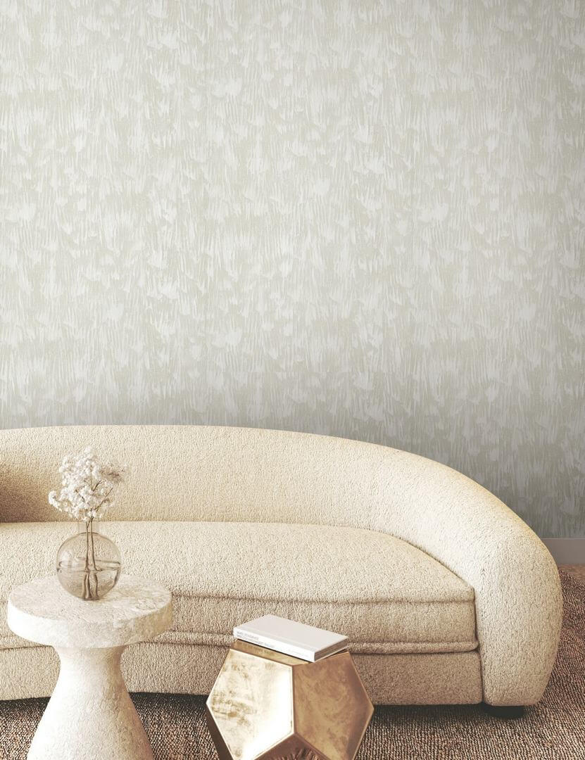 Tapeta w pióra abstrakcyjna York Wallcoverings FM1002 Gilded Plume Formations