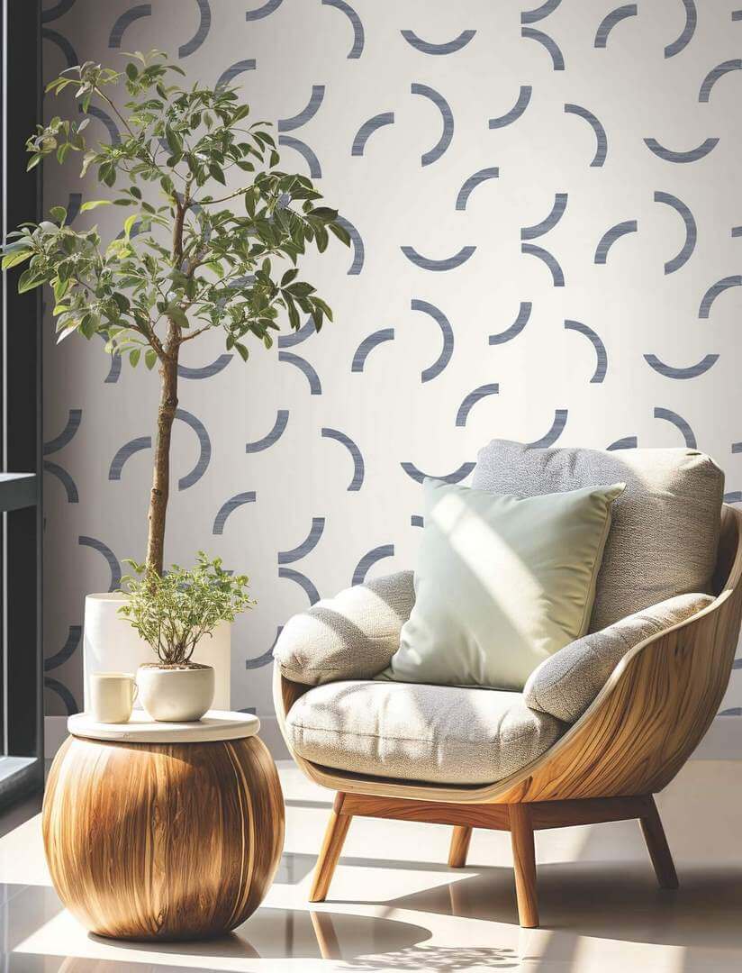 Tapeta geometryczna York Wallcoverings FM1023 Lunula Formations