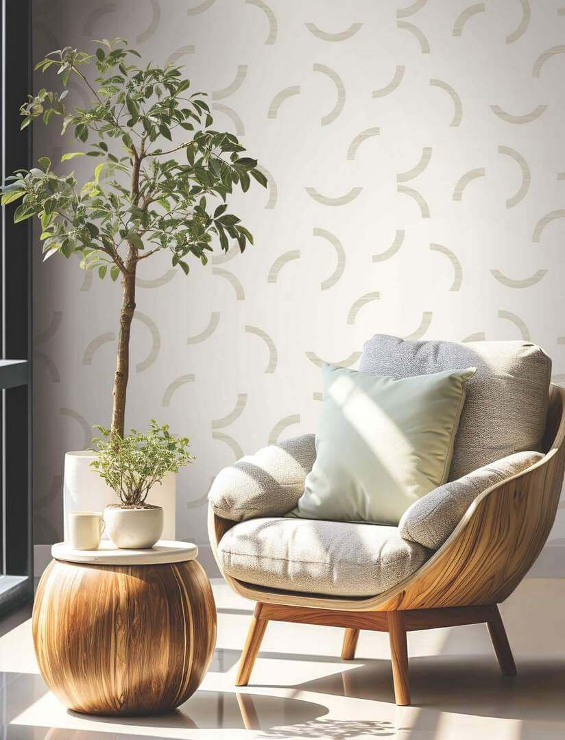 Tapeta geometryczna York Wallcoverings FM1025 Lunula Formations