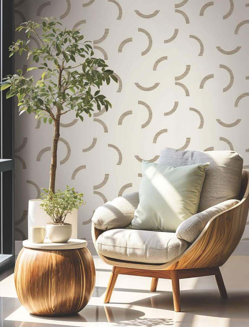 Tapeta geometryczna York Wallcoverings FM1026 Lunula Formations