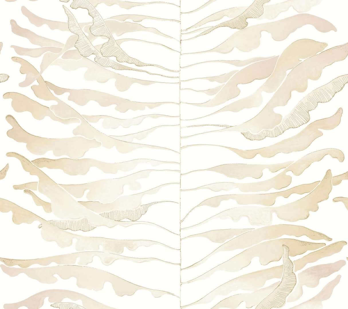 Tapeta liście York Wallcoverings FM1041 Leaf Column Formations