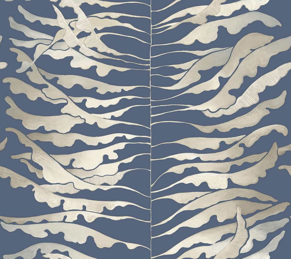 Tapeta liście York Wallcoverings FM1043 Leaf Column Formations