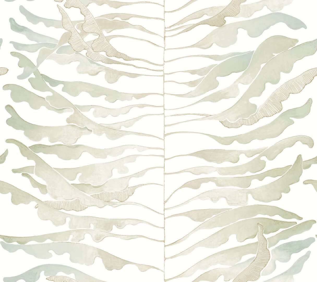 Tapeta liście York Wallcoverings FM1045 Leaf Column Formations