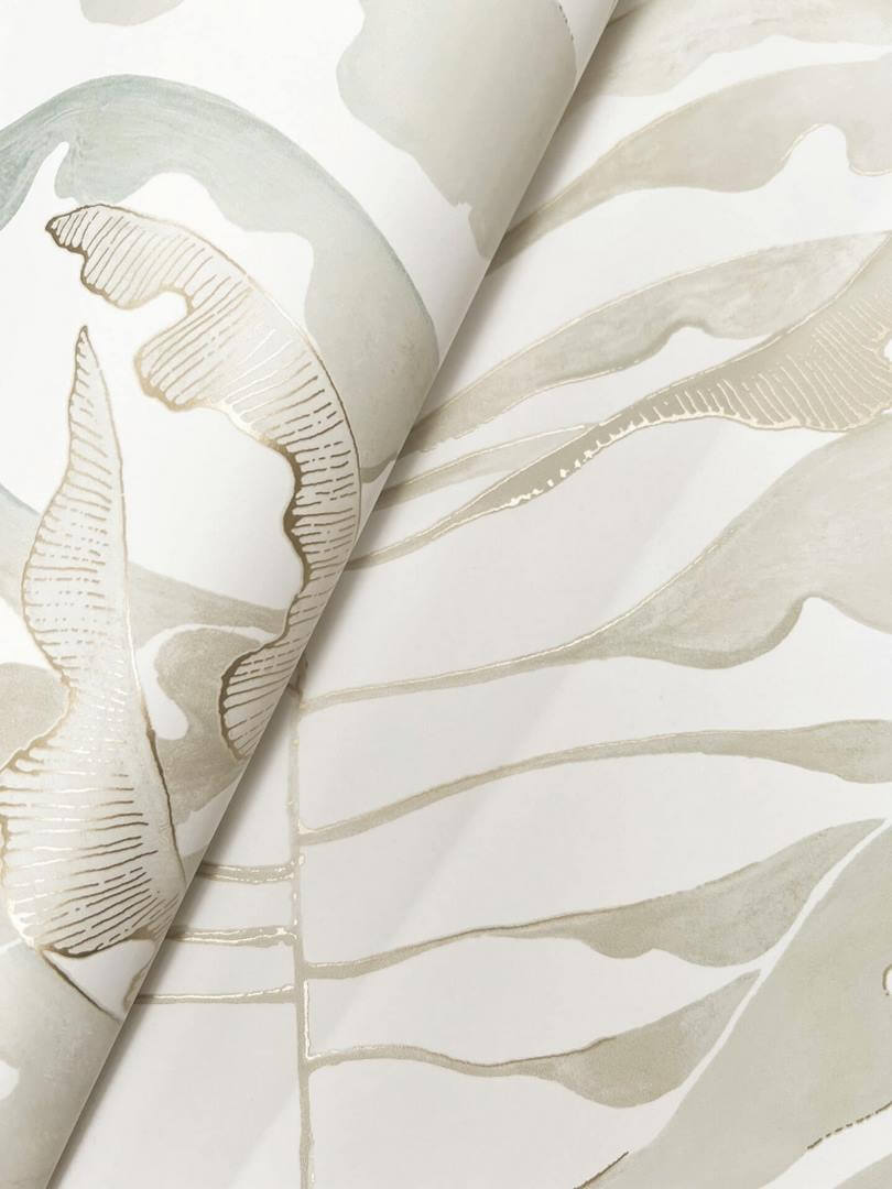 Tapeta liście York Wallcoverings FM1045 Leaf Column Formations