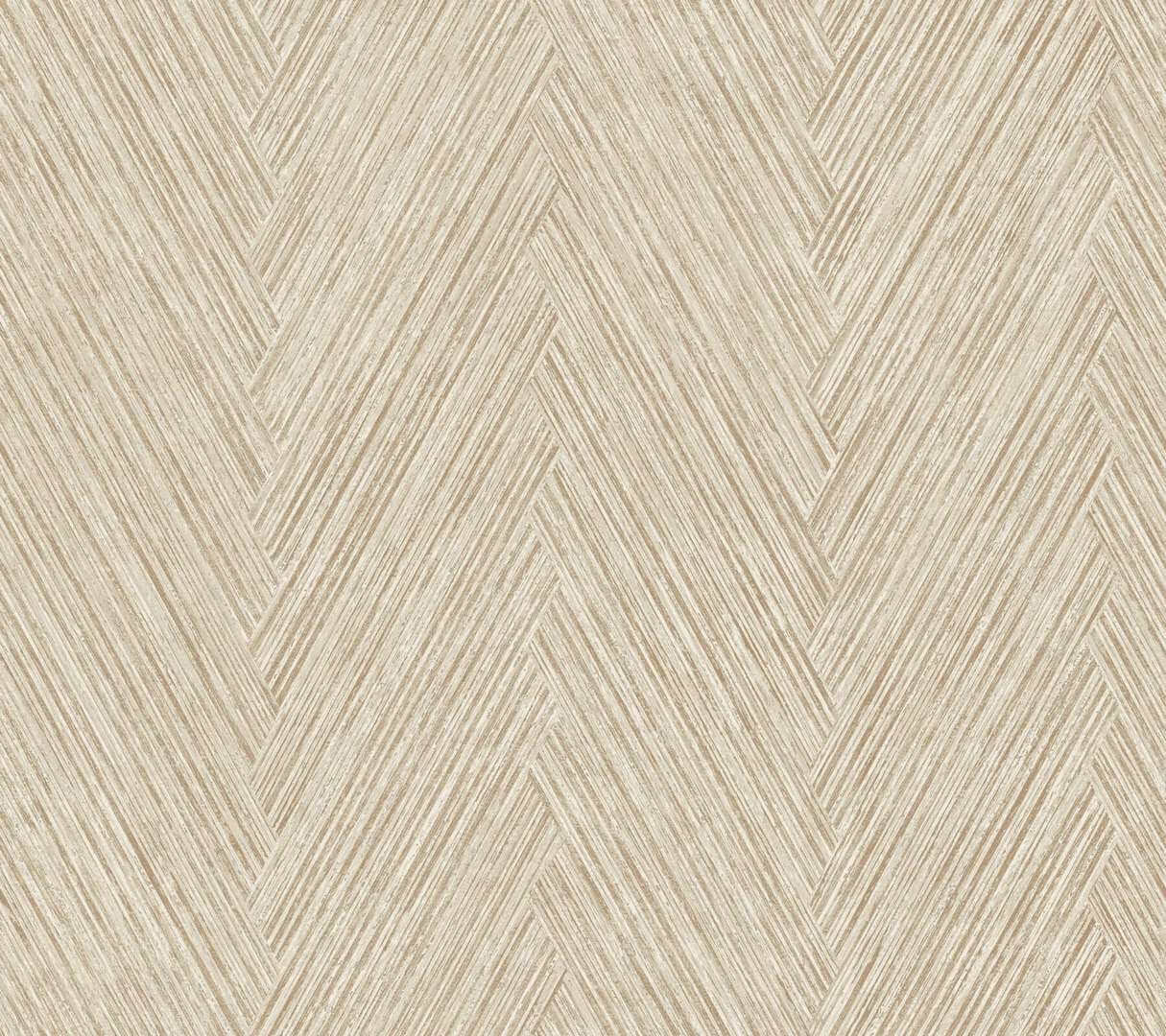 Tapeta ze wzorem jodełki York Wallcoverings FM1053 Thatched Chevron Formations