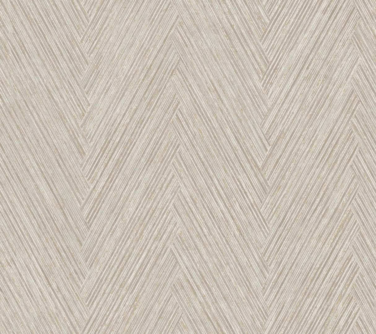 Tapeta ze wzorem jodełki York Wallcoverings FM1056 Thatched Chevron Formations