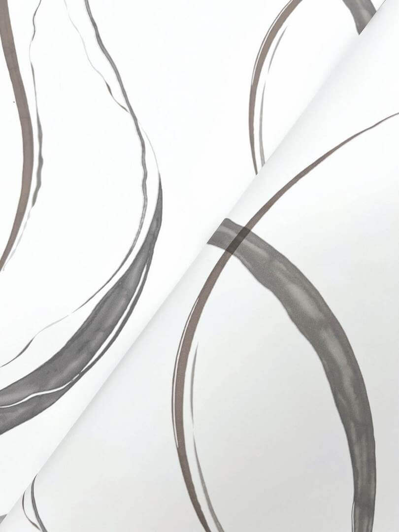 Tapeta wirujące wstęgi York Wallcoverings FM1092 Ink Flow Formations