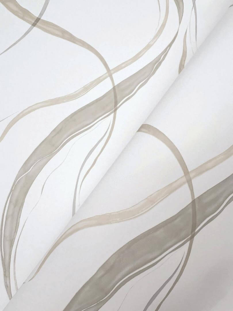 Tapeta wirujące wstęgi York Wallcoverings FM1093 Ink Flow Formations