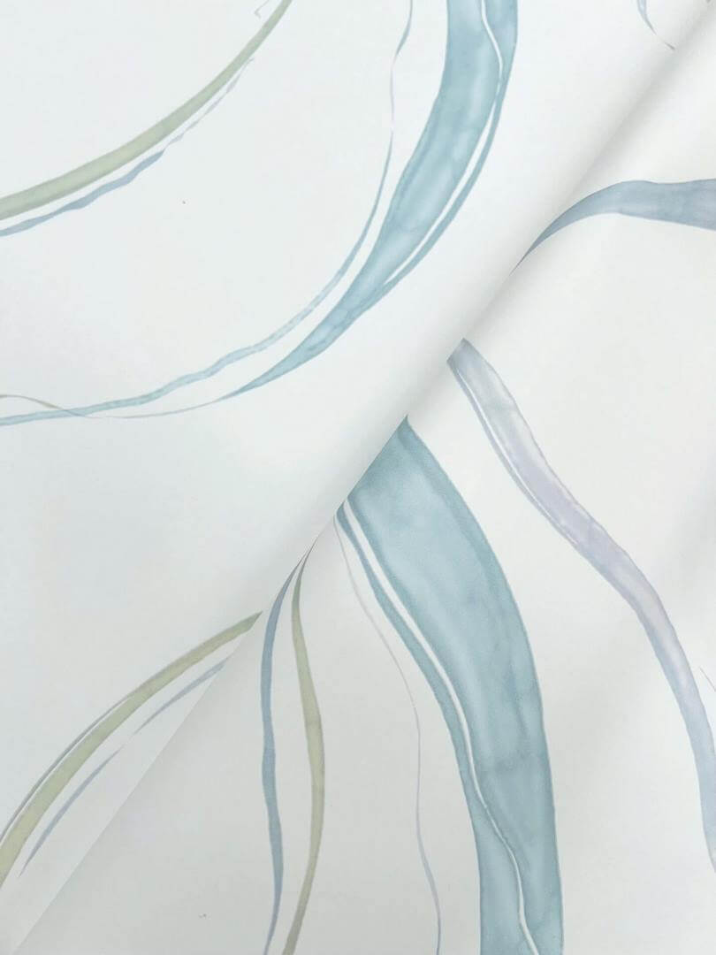 Tapeta wirujące wstęgi York Wallcoverings FM1094 Ink Flow Formations