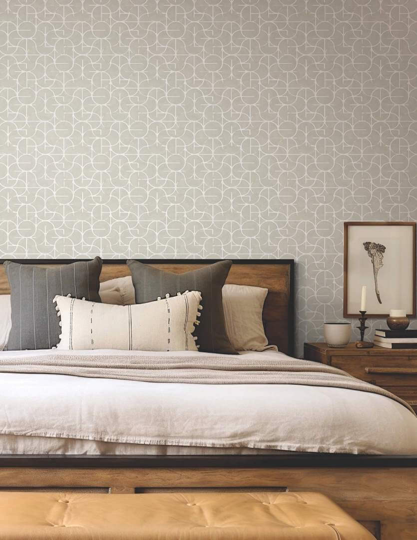 Tapeta geometryczna York Wallcoverings FM1102 Looking Glass Formations