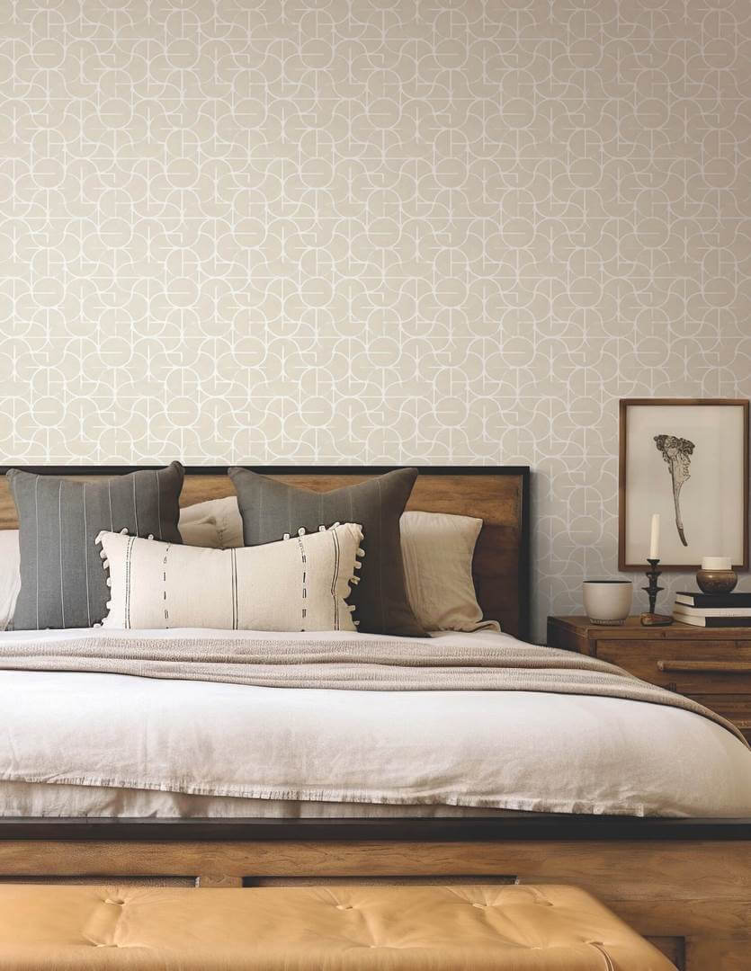 Tapeta geometryczna York Wallcoverings FM1103 Looking Glass Formations