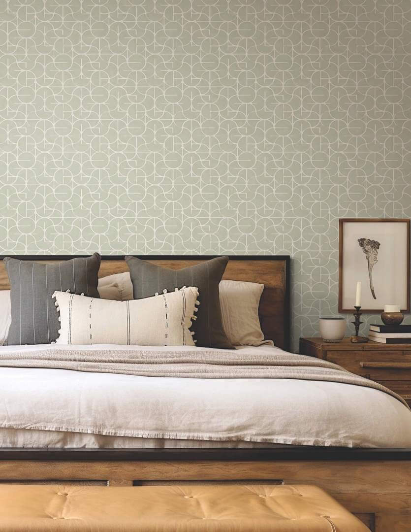 Tapeta geometryczna York Wallcoverings FM1105 Looking Glass Formations