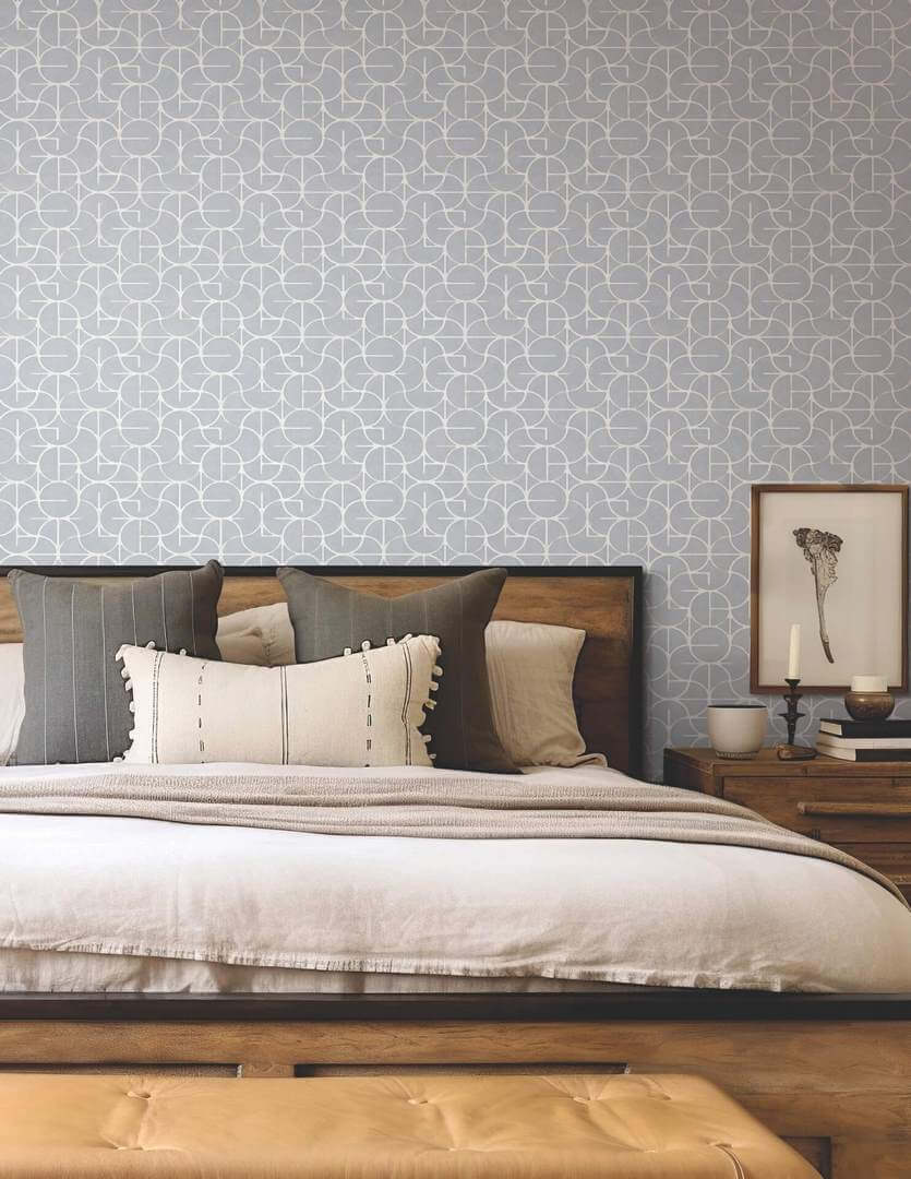 Tapeta geometryczna York Wallcoverings FM1106 Looking Glass Formations