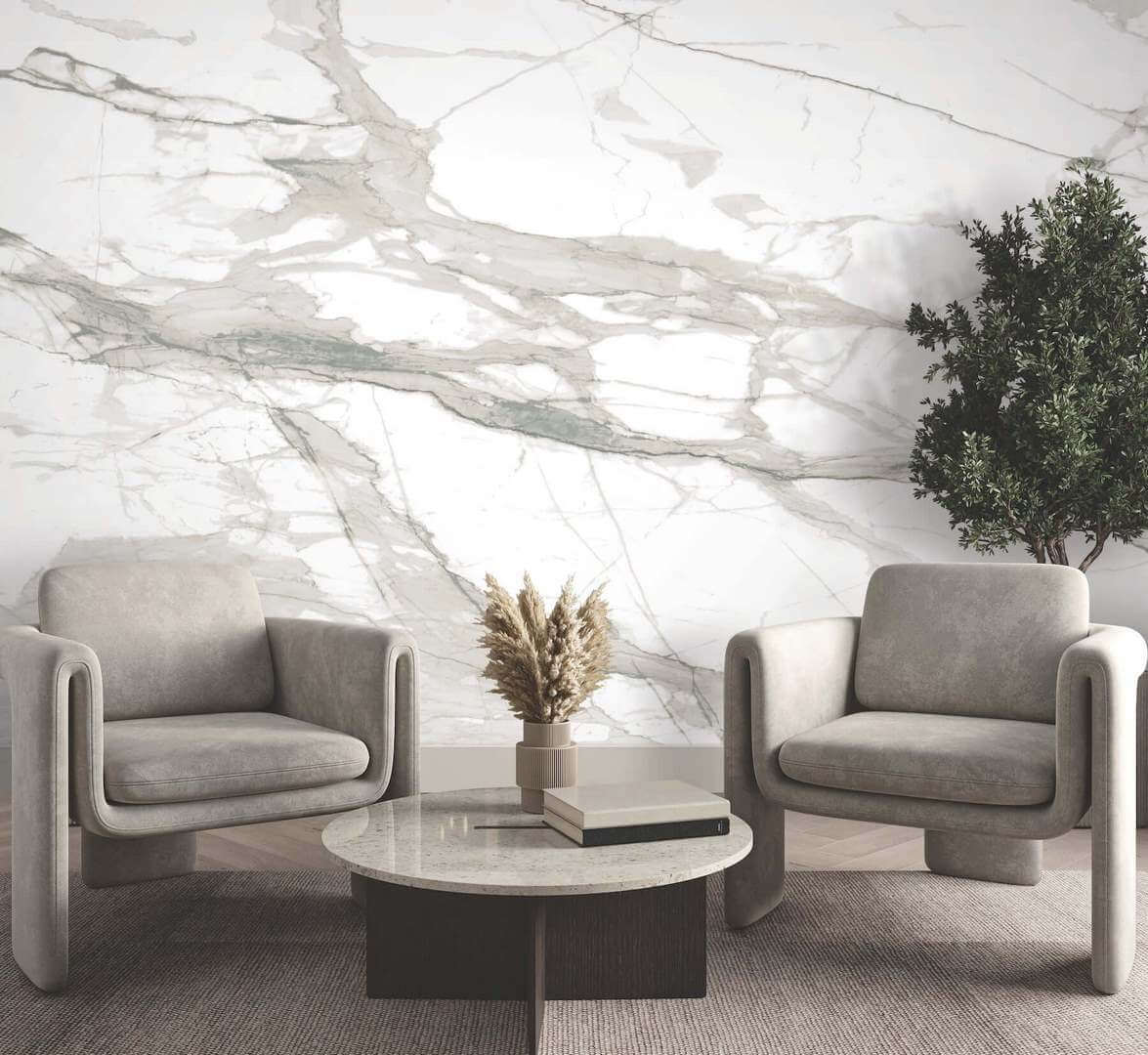 Mural imitujący marmur York Wallcoverings FM1108M Imperial Marble Formations