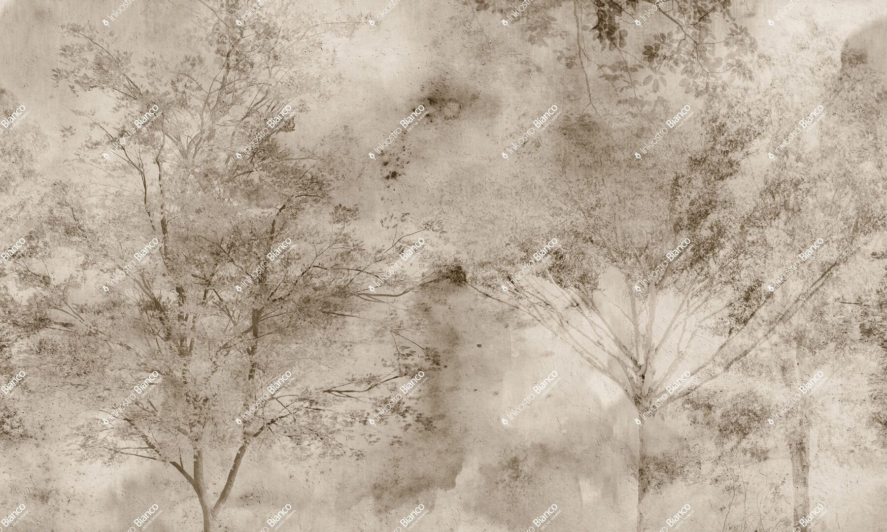 Fototapeta drzewa Inkiostro Bianco ARDEA CALCE INKDAAE2601 Materiaprima