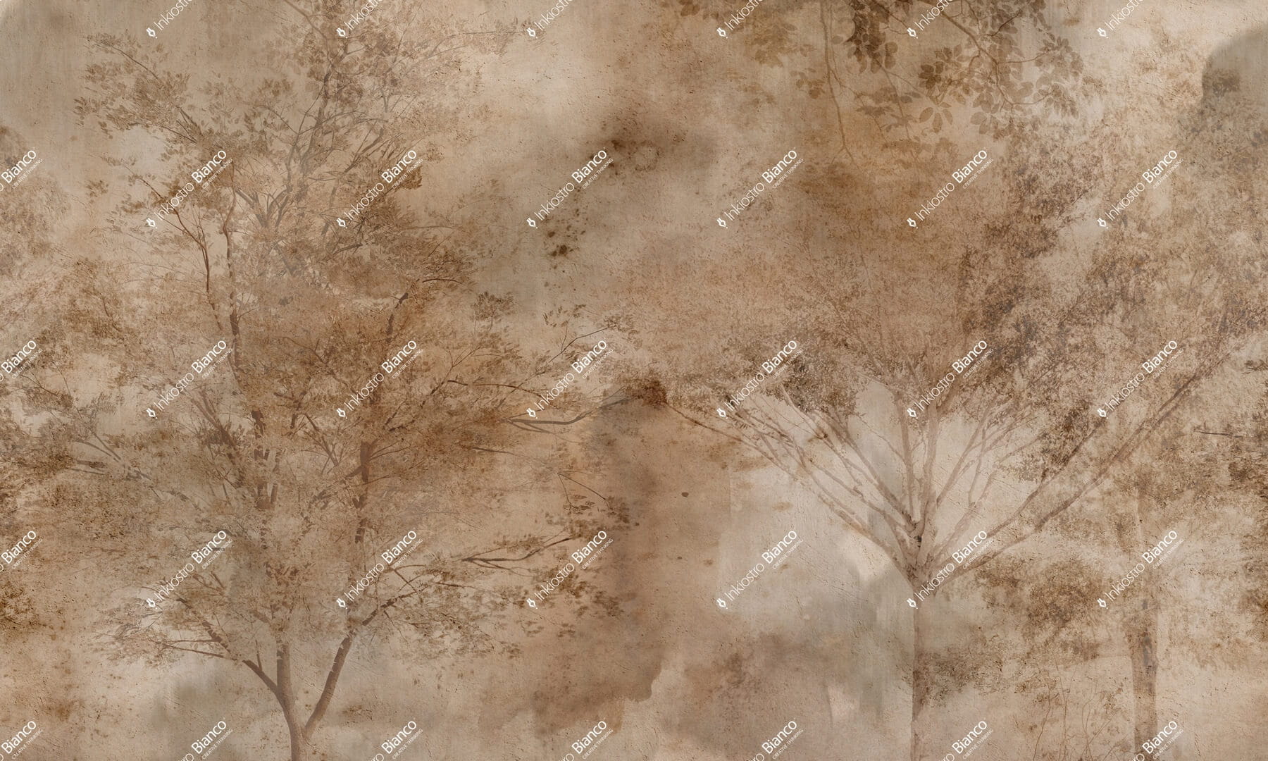 Fototapeta drzewa Inkiostro Bianco ARDEA CUOIO INKDAAE2603 Materiaprima