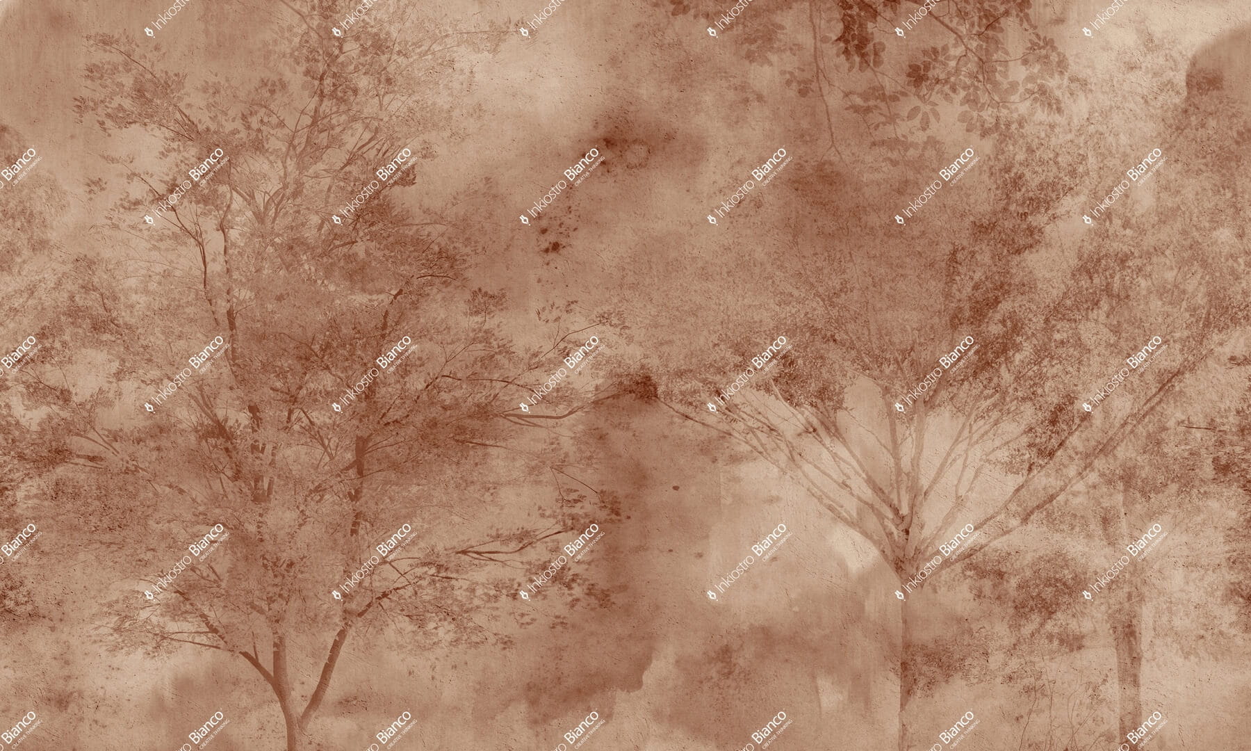 Fototapeta drzewa Inkiostro Bianco ARDEA RUGGINE INKDAAE2604 Materiaprima